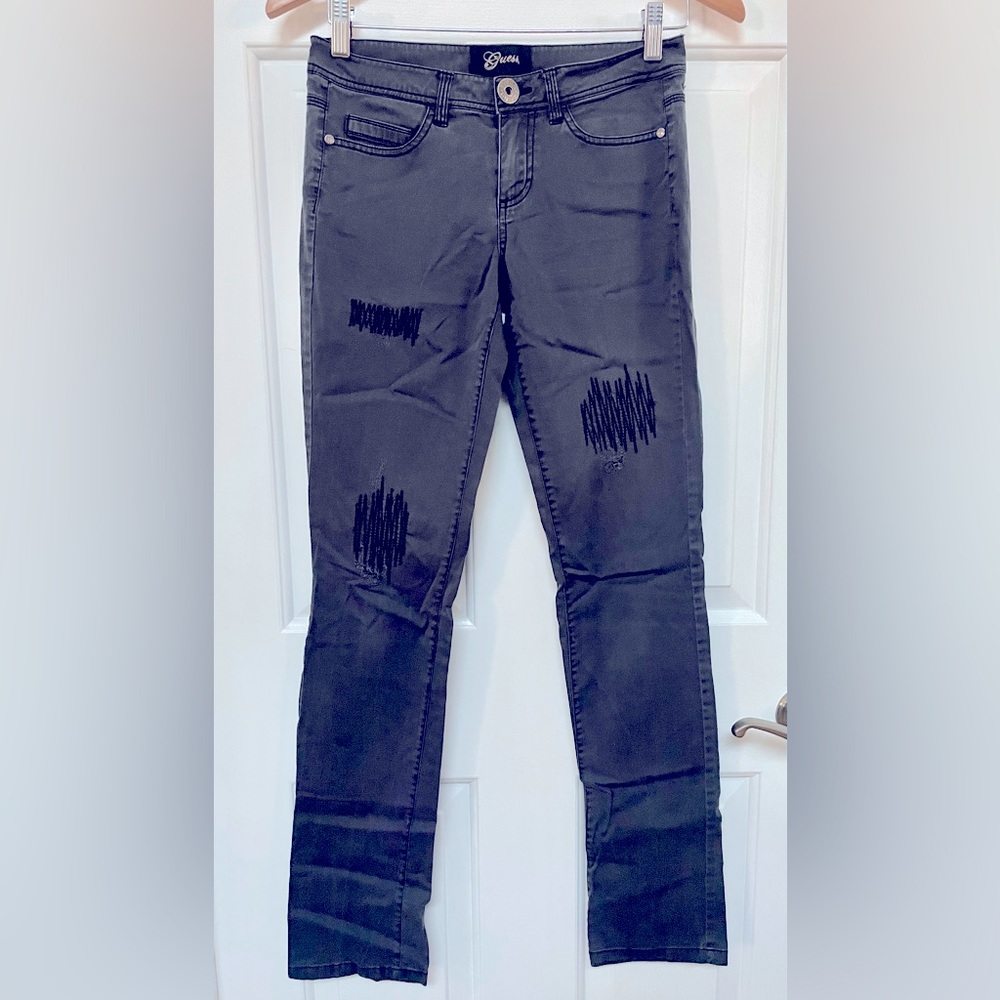 GUESS Gray Straight Leg Size 26 Pants